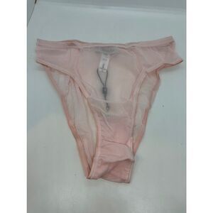 Made in ITALY NWT COSABELLA Pink Lilly Sheer Panties Soire Highwaist Brief M